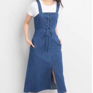 NWT Adorable Gap Denim Midi Dress